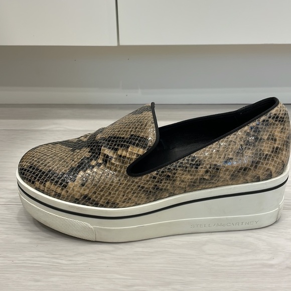Stella McCartney Binx Python/Snakeskin Print Platform Shoes - Picture 15 of 16
